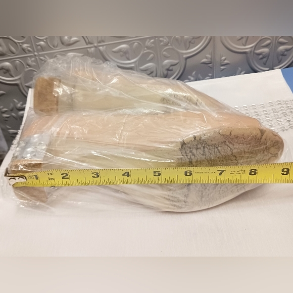 Miu Miu JEWELED HEELS Open Toe Pumps Patent Leather Tan Beige Sz 40 Wedding Prom - Picture 16 of 16